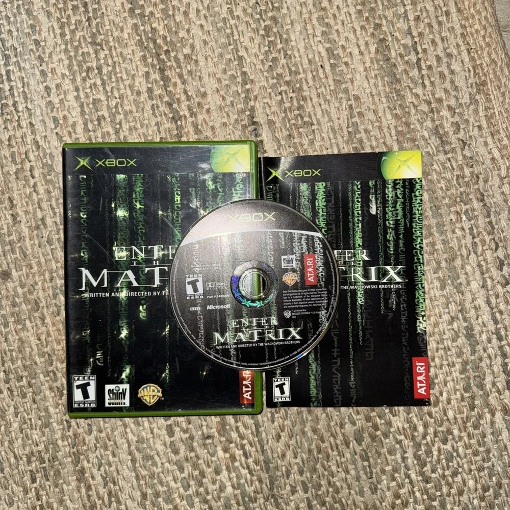 Enter the Matrix Original OG Microsoft Xbox 2003 Video Game CIB Excellent Shape